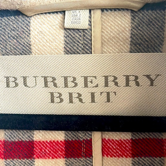 Burberry Toggle Duffle Wool Coat - Picture 3 of 8